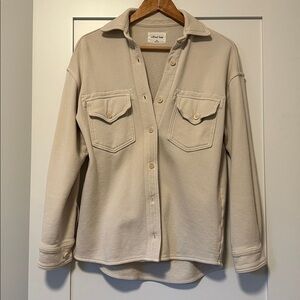 Wilfred Free Terry Fleece Shirt Jacket